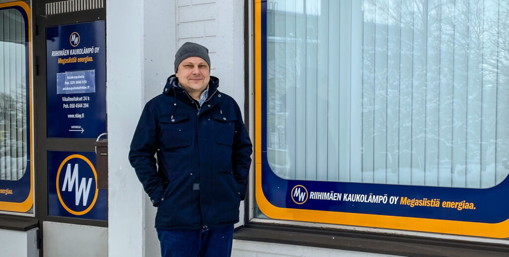 Riihimäen Kaukolämpö Oy:n toimitusjohtaja Antti Eskola